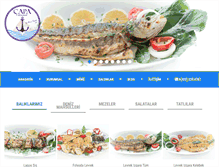 Tablet Screenshot of caparestaurant.com